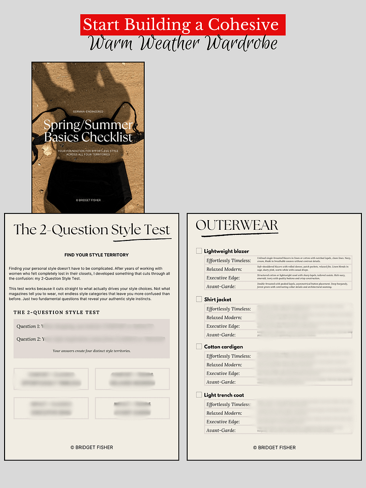 Spring Summer Wardrobe Checklist (PDF) product image (2)