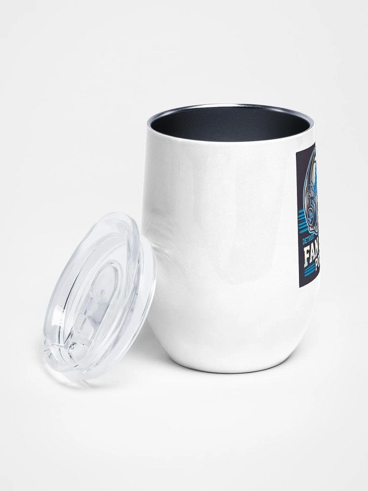 🦁 Detroit Lions Fan Forum Podcast Wine Tumbler 🏈 product image (2)