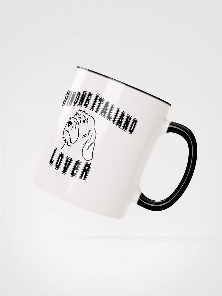 Spinone Italiano Lover MUG with black Spinone Head Silhouette product image (20)
