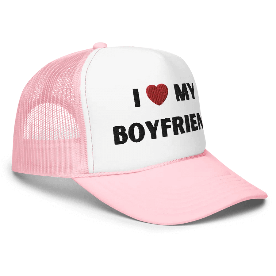 I ❤️ MY BF GOAT MODE Embroidered Trucker Hat product image (3)