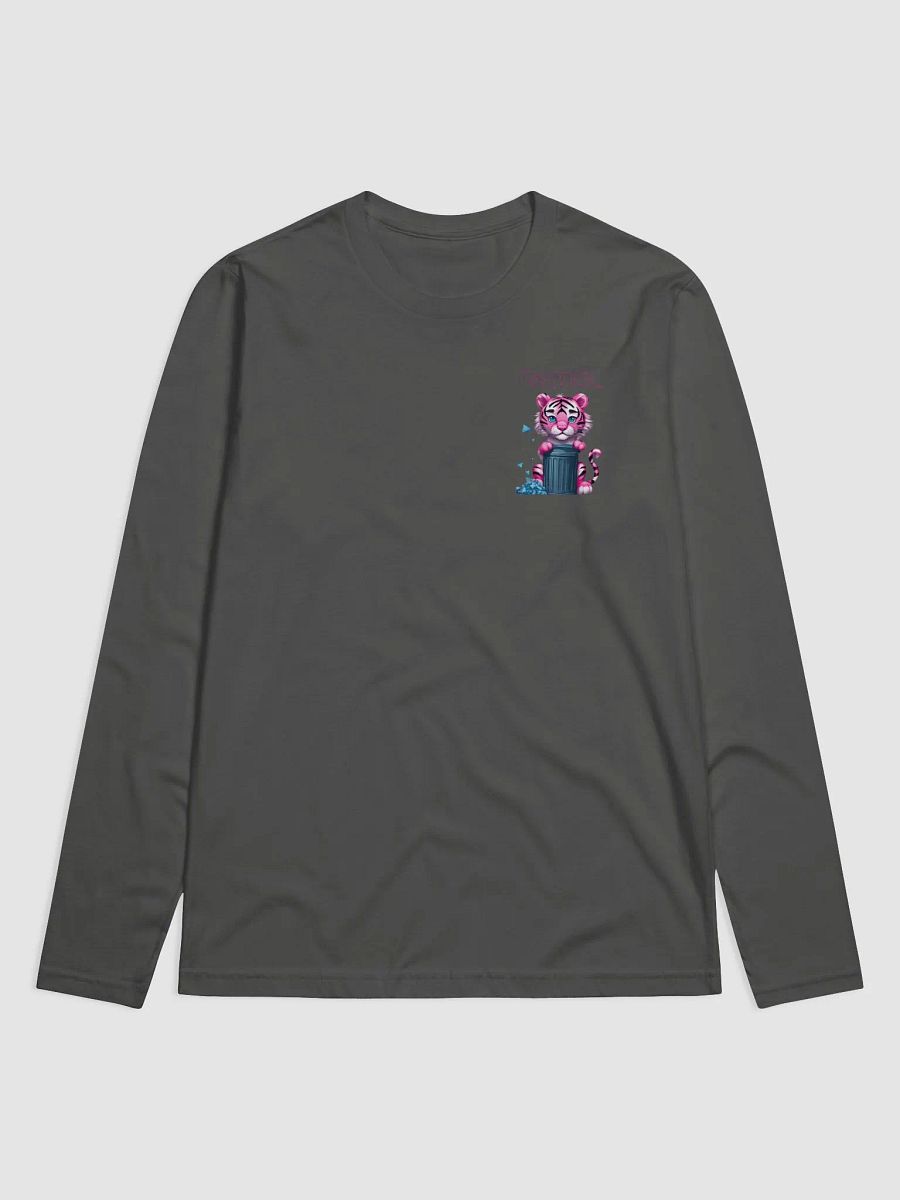 Trashierfurball's Playful Pink Tiger Long Sleeve Shirt product image (1)