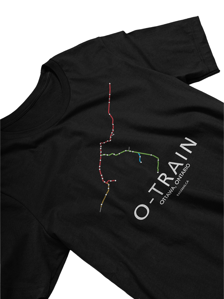 The Rail Fans Canada Map T-Shirt - O-Train product image (2)