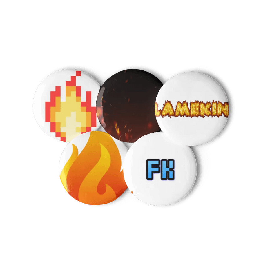 Set of Button Pins product image (6)
