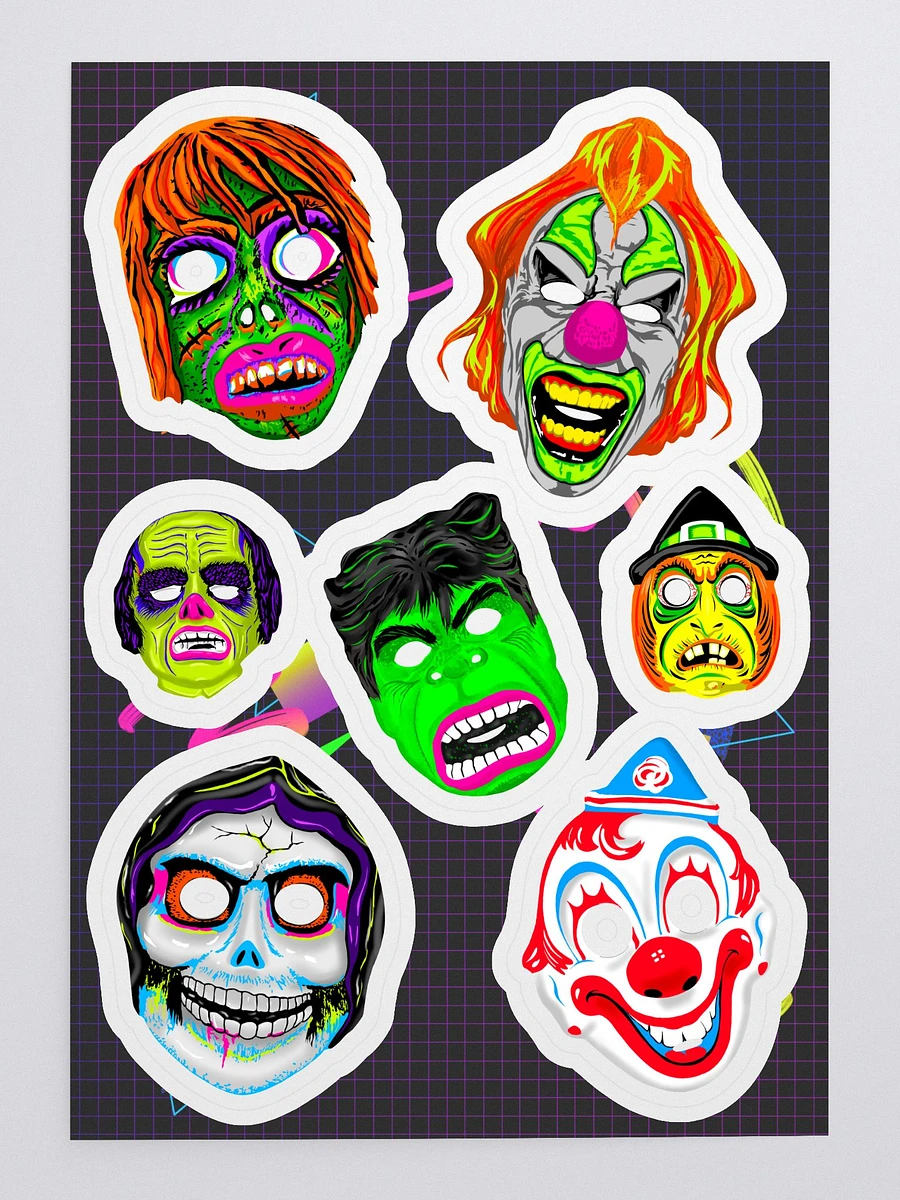 The Misfits Horror Icons Sticker Sheet product image (3)