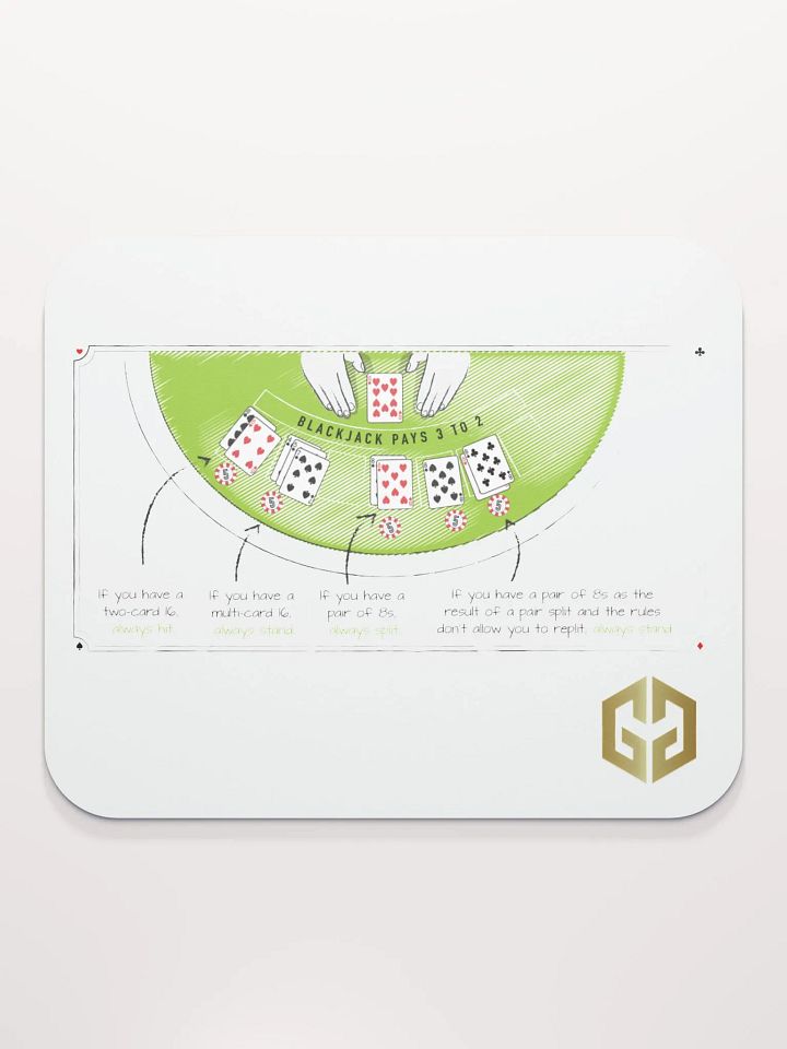 Golden BJ Rules Mouse Pad product image (2)