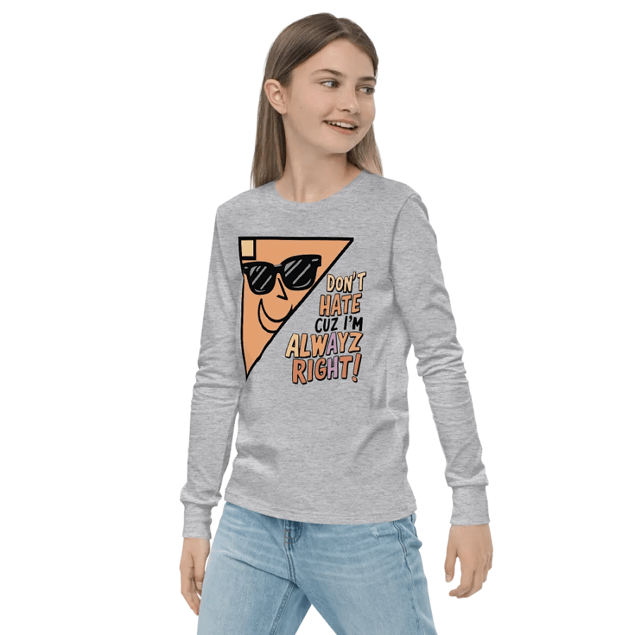 Alwayz Right Youth Long Sleeve T-Shirt product image (22)