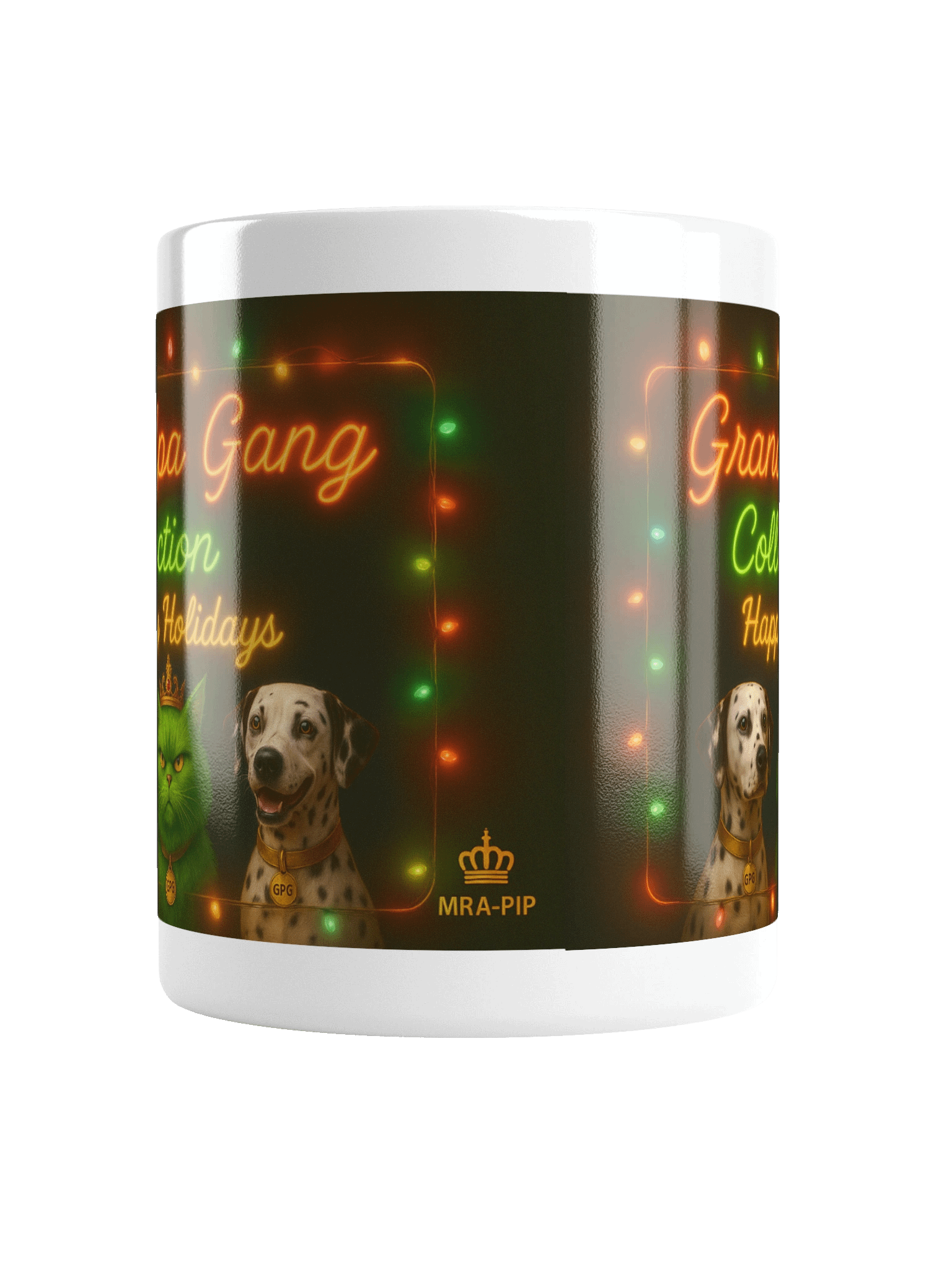Neon Grandpa Gang Happy Holidays Mug product image (17)