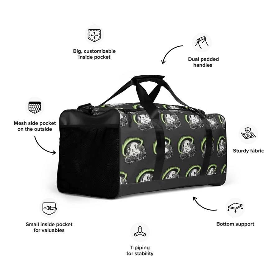Save Me: A Plea from Planet Earth Eclipse Duffle Bag 🌍 product image (7)