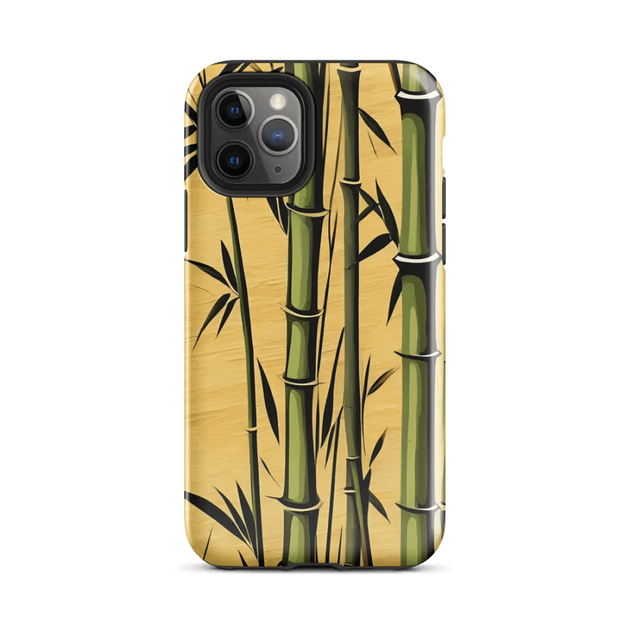 Tough Phone Case for iPhone® - Minimalist Painting of Bamboo product image (2)