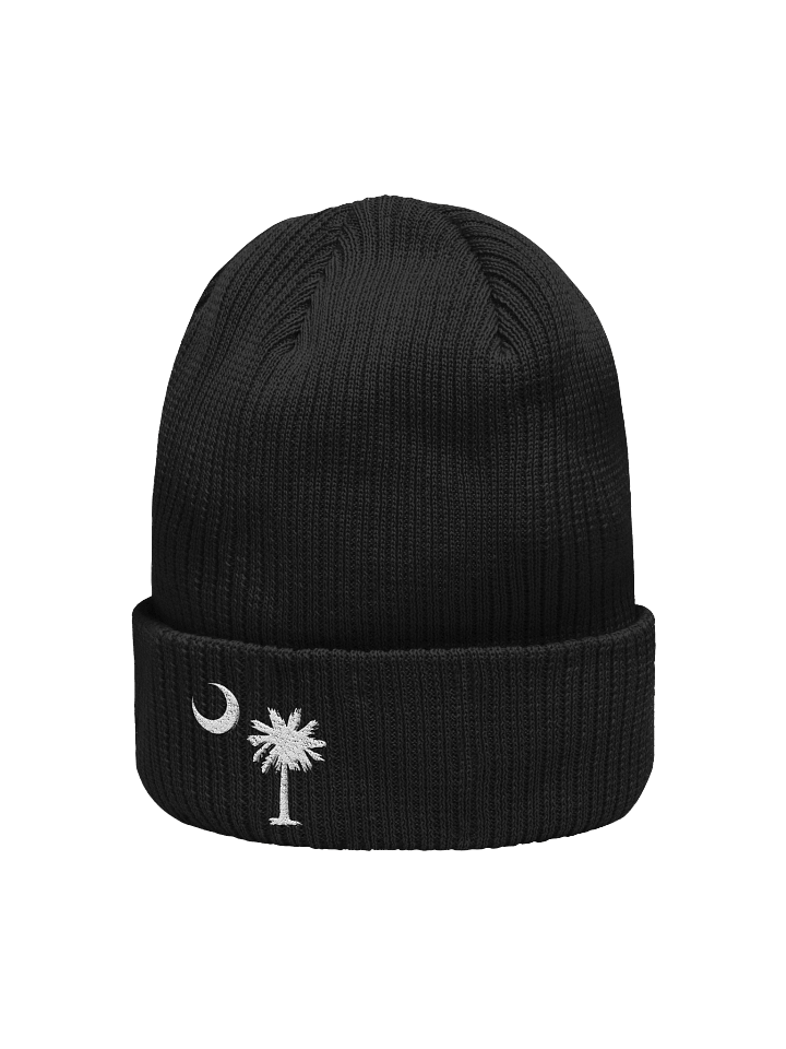 South Carolina Palmetto State Embroidered Organic Beanie product image (9)