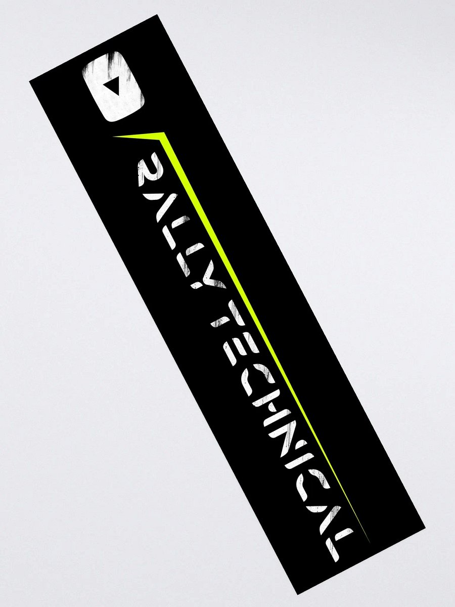 RALLY TECHNICAL Sticker 1 - Black product image (2)