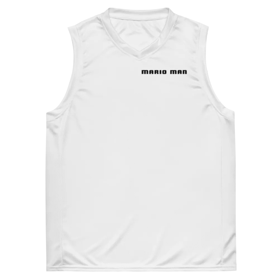 Mario Man Basketball Jersey product image (2)