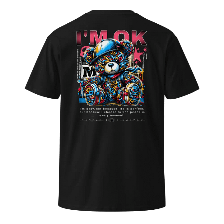 Swirling Teddy Bear Graphic Tee product image (6)