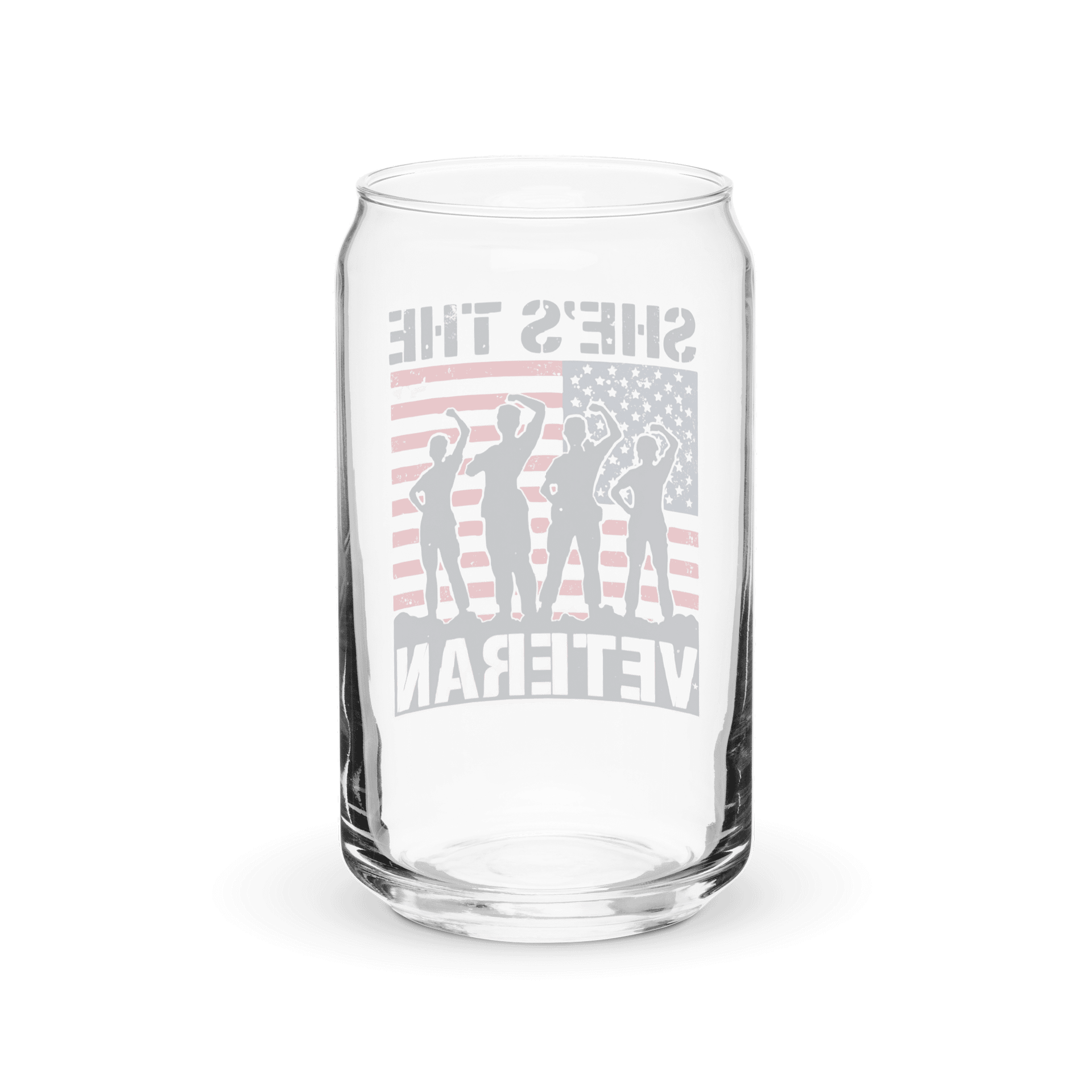 She’s The Veteran Can-Shaped Glass product image (6)