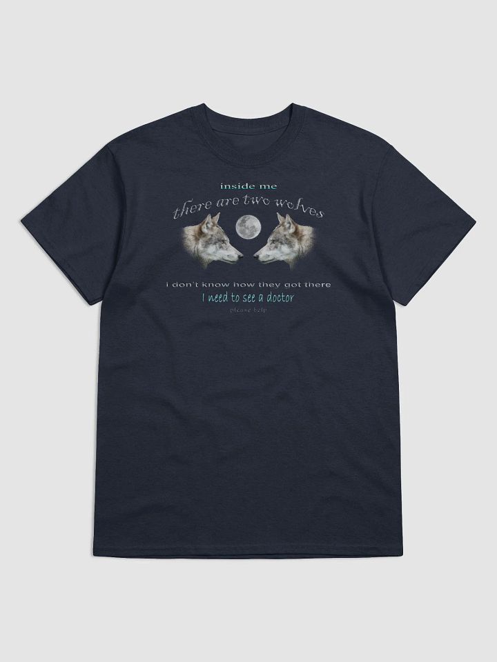 There are two wolves inside me T-shirt product image (25)