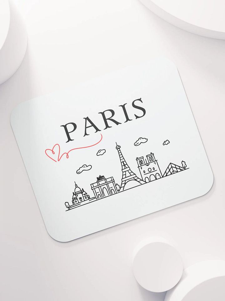 Love Paris with Monuments Mouse Pad product image (1)