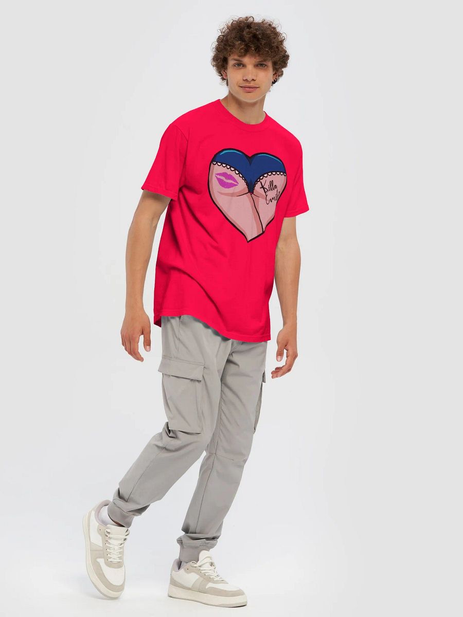 KILLA EMMY BLUE AND RED HEART BUTT TEE product image (7)