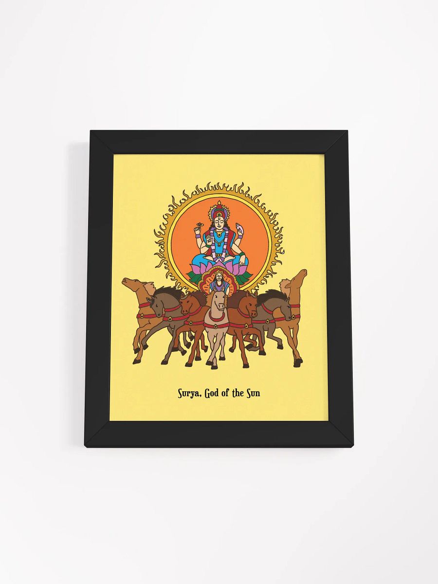 Surya Sun God Framed Art product image (1)