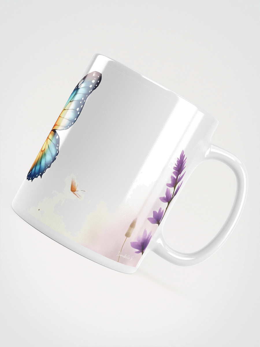Mug Blanc - Papillon - Sérénité Bohème - Idée Cadeau Originale product image (4)