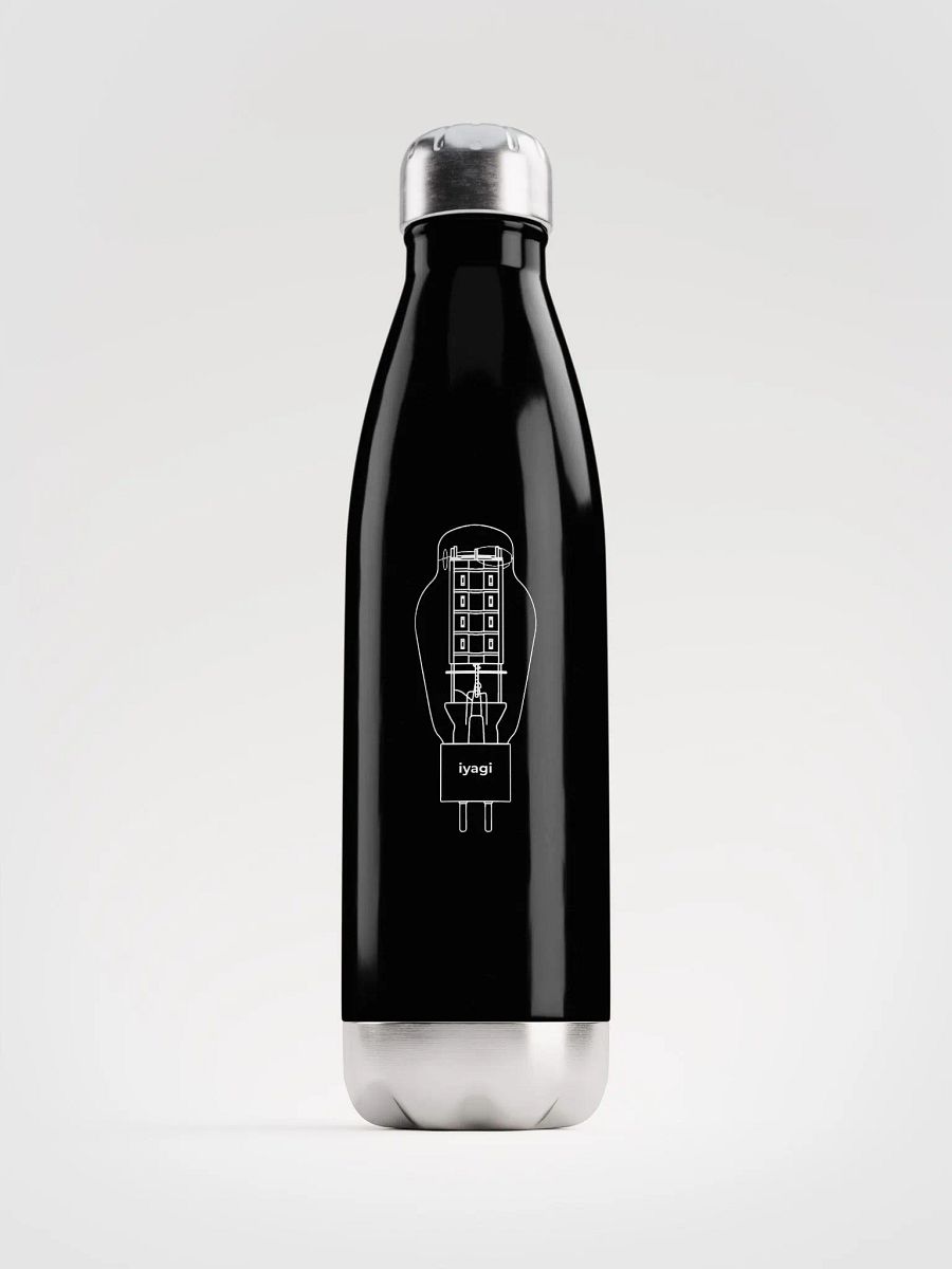 iyagi 300B Tube Stainless Steel Water Bottle (black) product image (1)