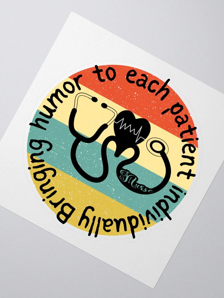 Bringing humor to each patient individually Sticker product image (7)