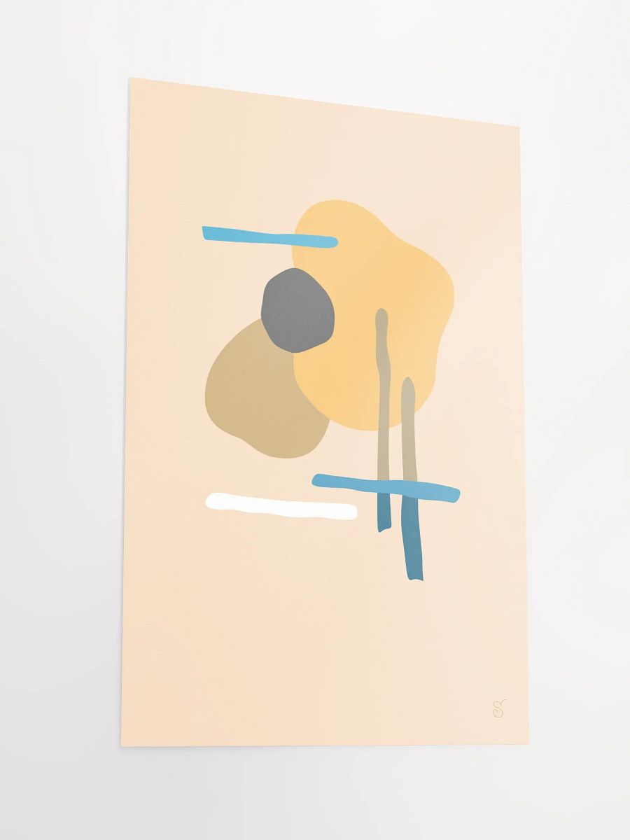Geometric Harmony Matte Poster - Abstract Image No. 1 product image (2)