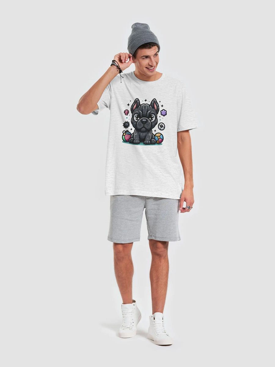 Playful Black Cane Corso T-Shirt – Surrounded by Toys Design product image (4)