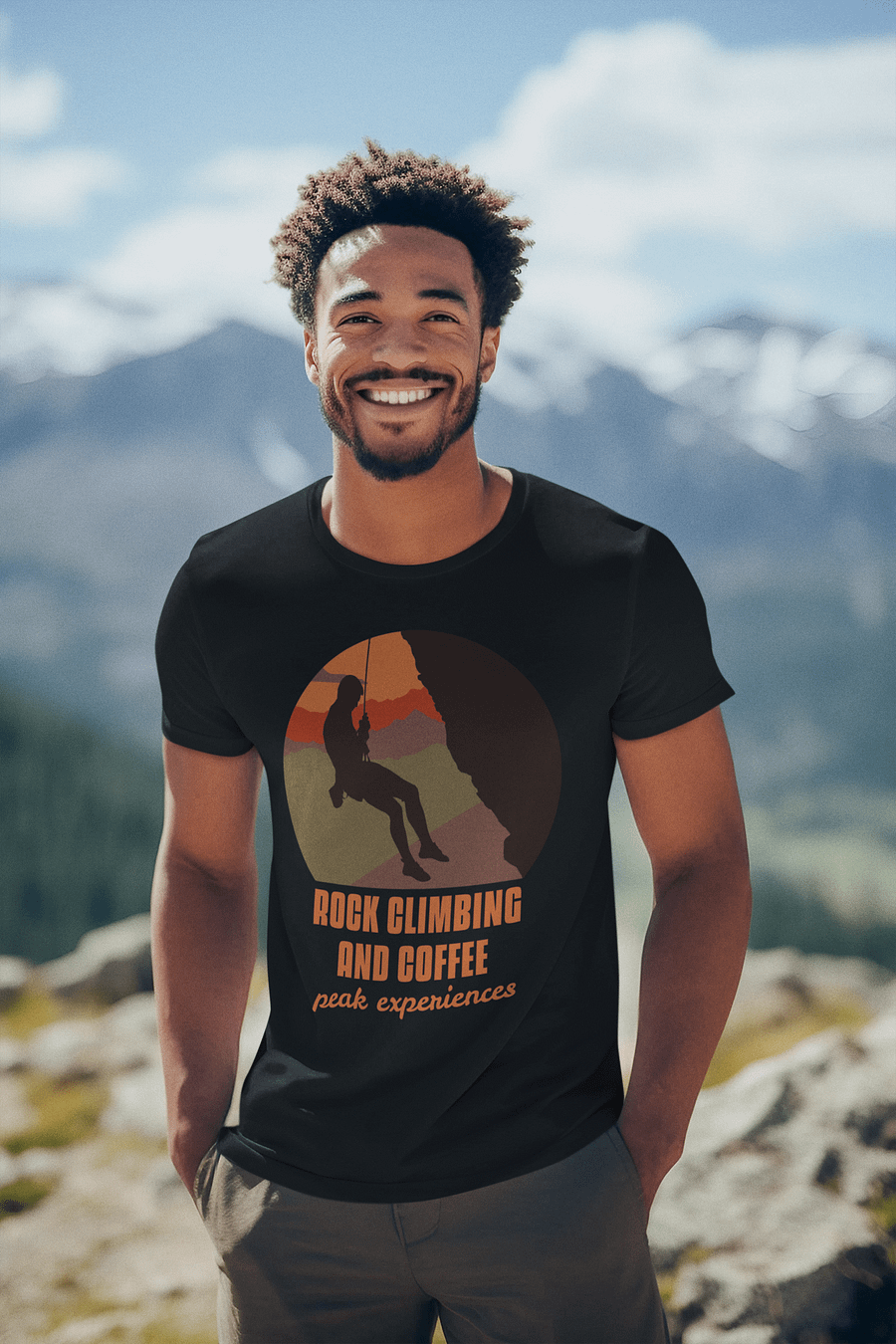 Summit Serenity Rock Climbing Tee product image (1)