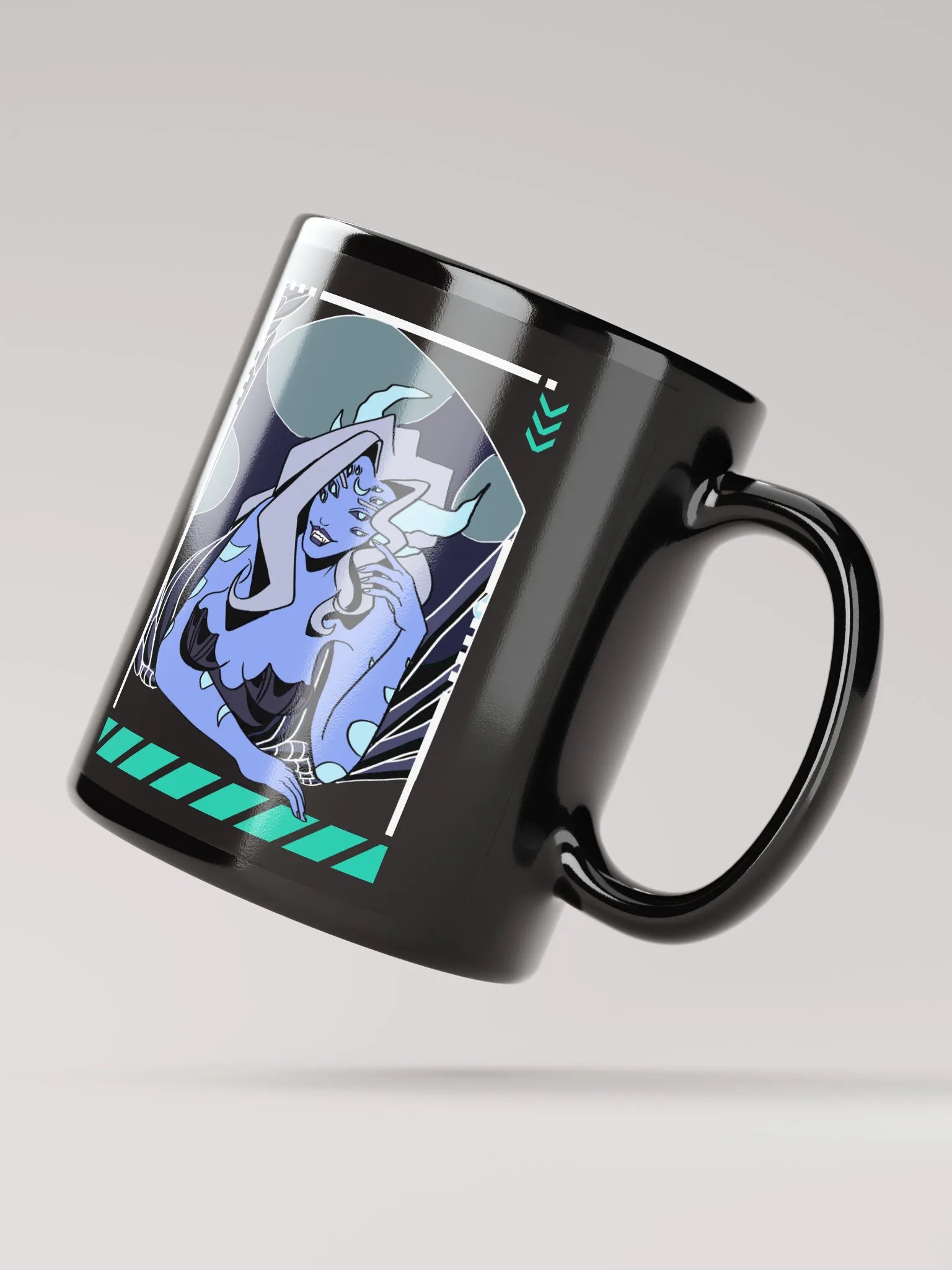 Cybersecurity Black Glossy Mug product image (4)