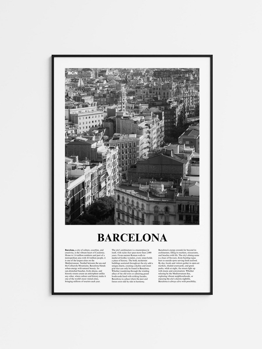 Barcelona 02 Newspaper Poster product image (1)
