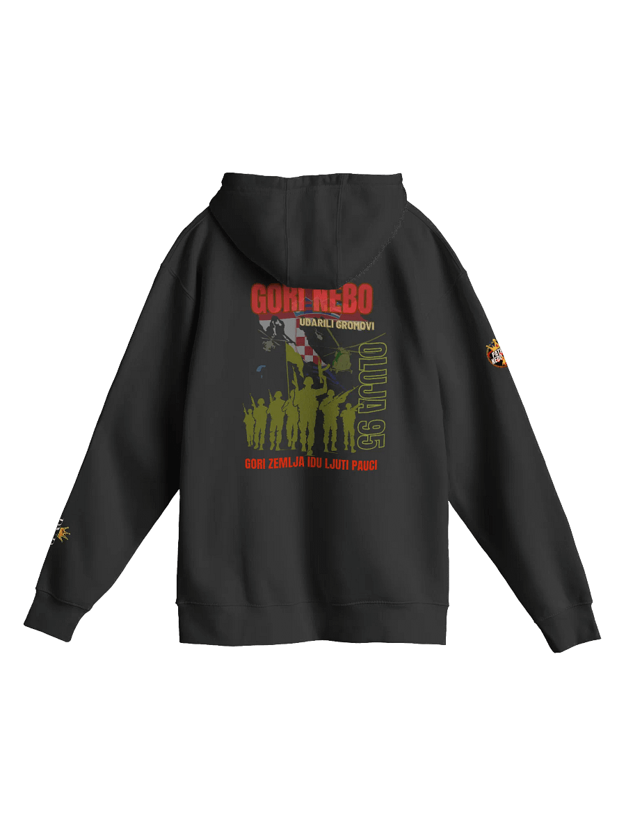 Premium Comfort Unisex Hoodie Oluja 95 30 Obljetnica product image (2)