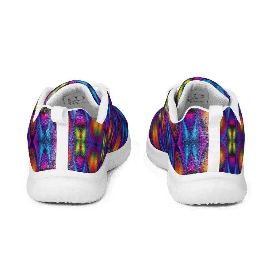 Psychedelic Canvas Women's Athletic Canvas Shoes product image (8)