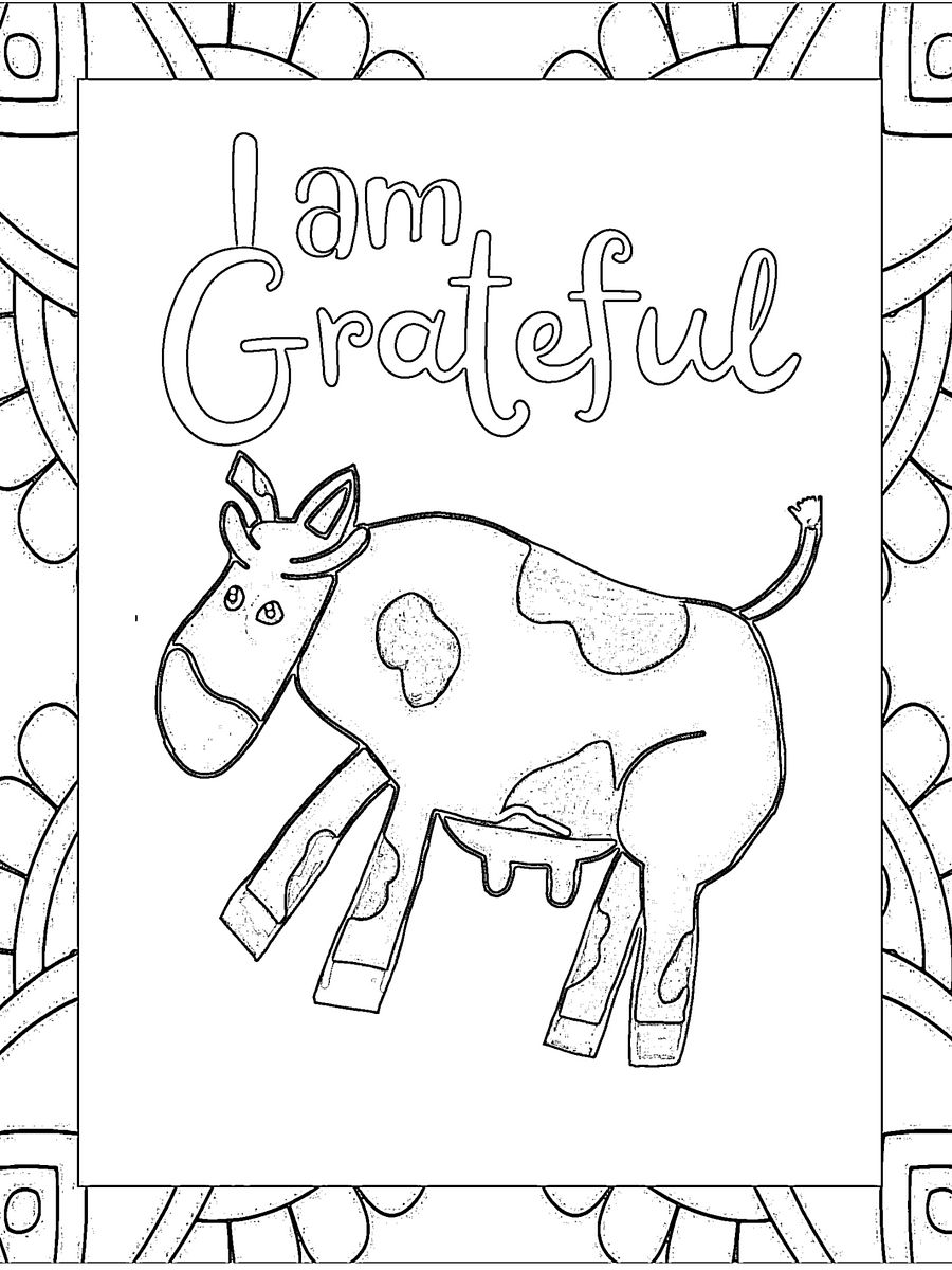 Growth Mindset Affirmations for Kids with Fun Farm Animals to Color: Self Esteem Coloring Books for Children product image (3)
