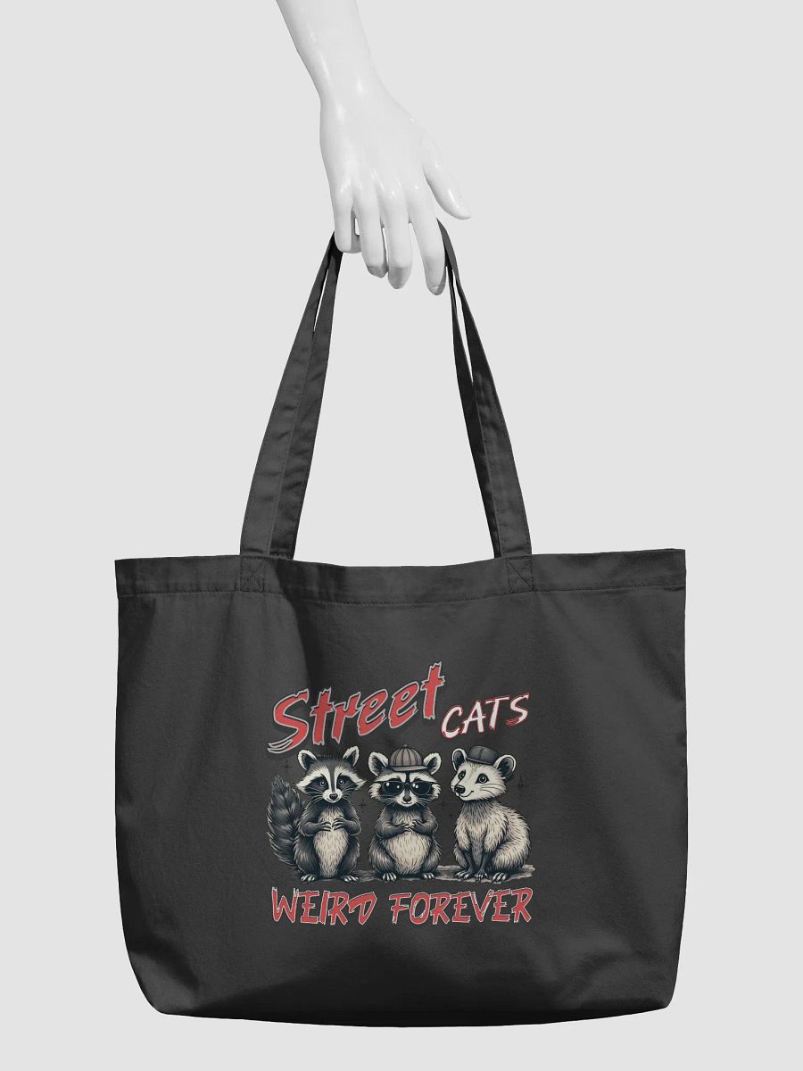 Street Cats Weird Forever Raccoon Tote Bag product image (3)