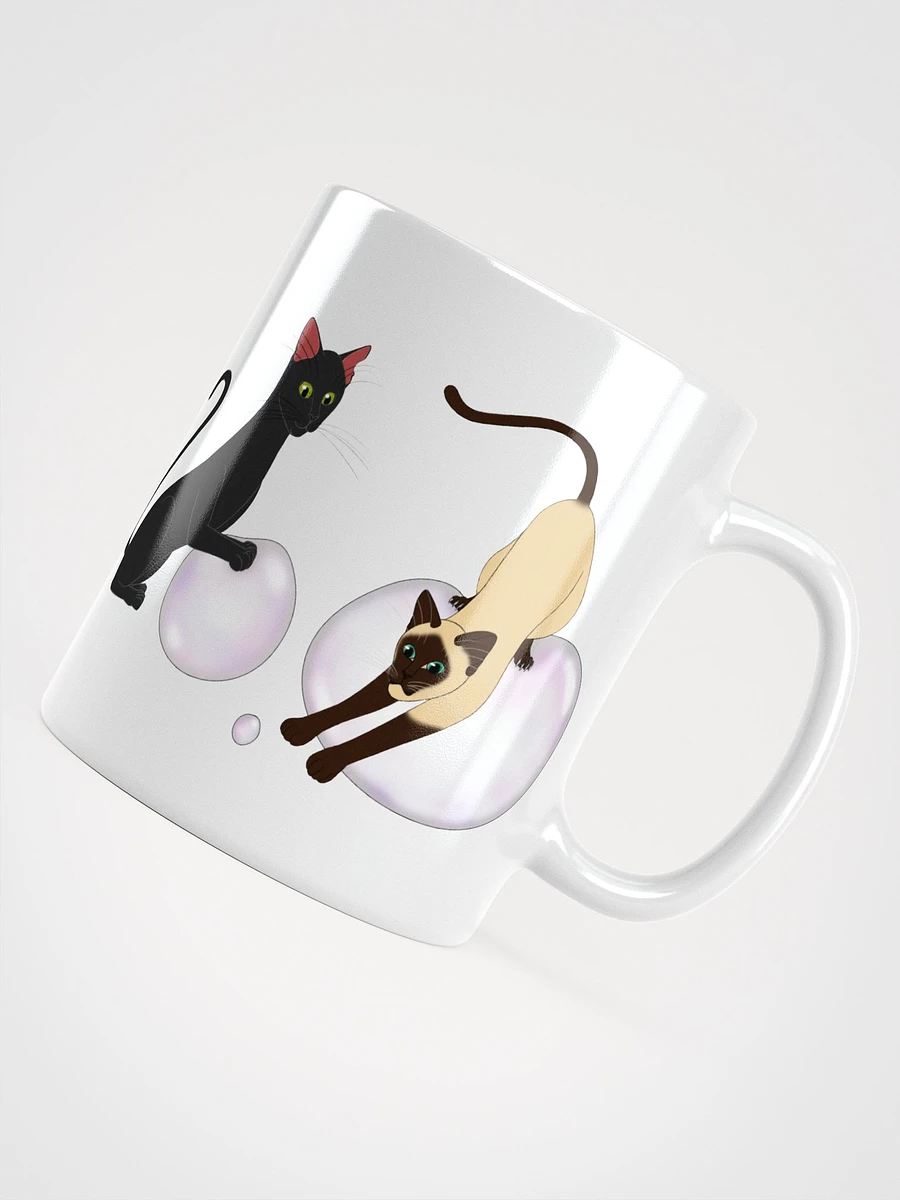 Black Cat and Siamese Cat Bubble Mug product image (4)