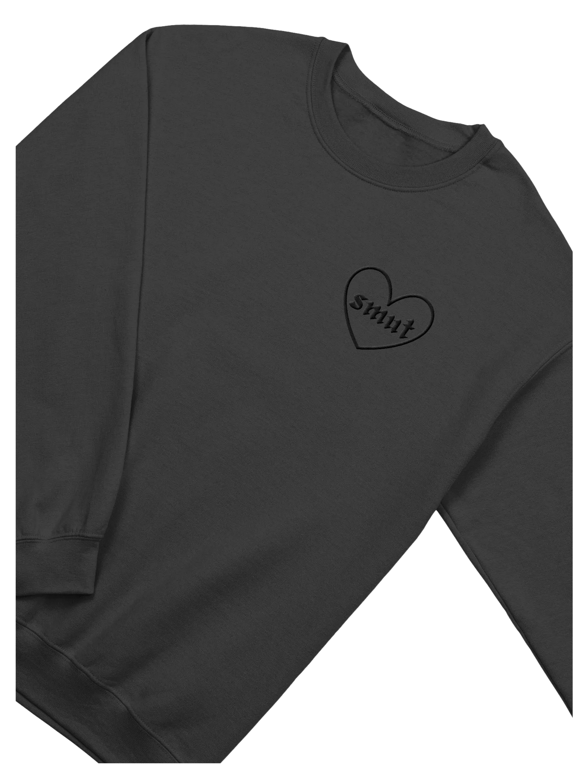 SMUT-HEART - Crewneck (BLK) Unisex product image (1)