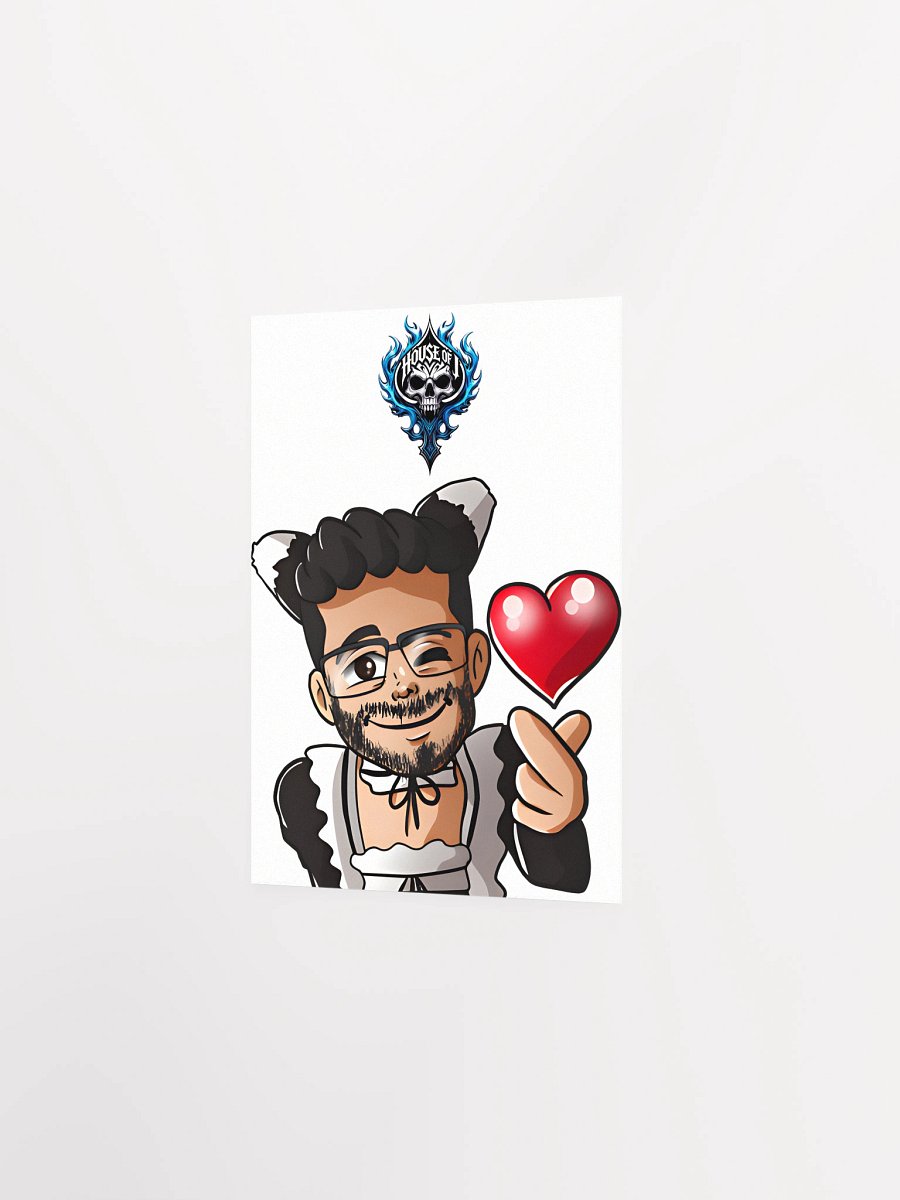 "Maid J " Heart Poster (Light) product image (2)