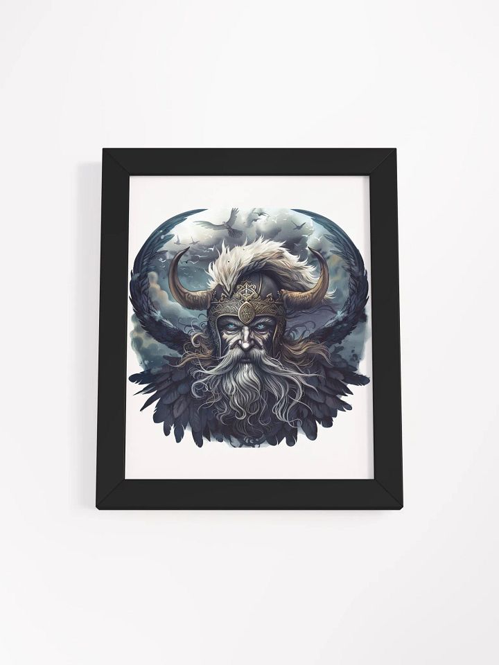 Odin - The Allfather of Norse Gods Framed High-Quality Matte Poster product image (2)