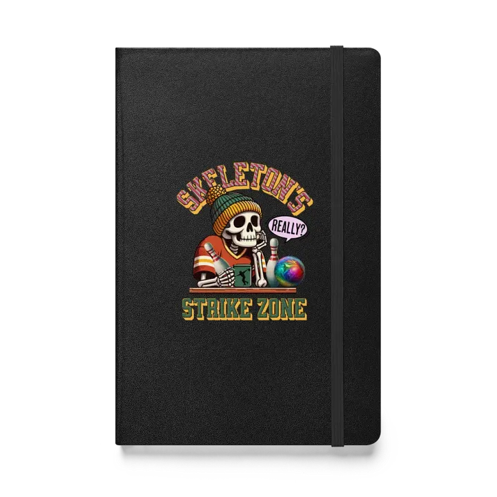 Skeletons Strike Zone Bowling Really Notes Hardcover Journal product image (1)