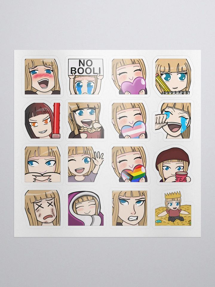 Viztee Emote Stickers product image (1)