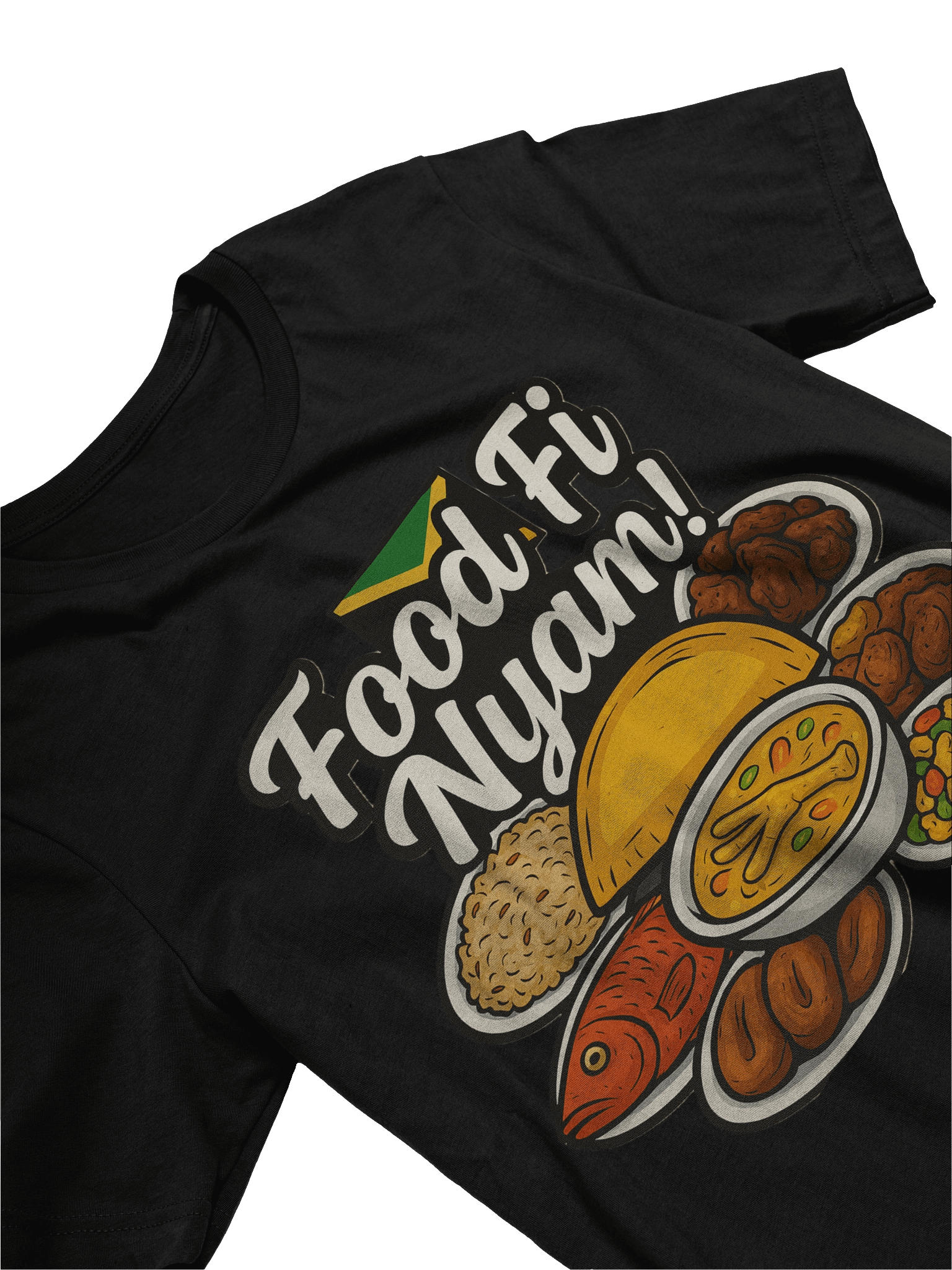 Food Fi Nyam! Illustrated T-Shirt product image (21)