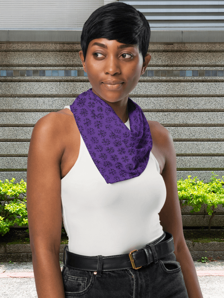 Deep Purple Mandala Bandana product image (1)