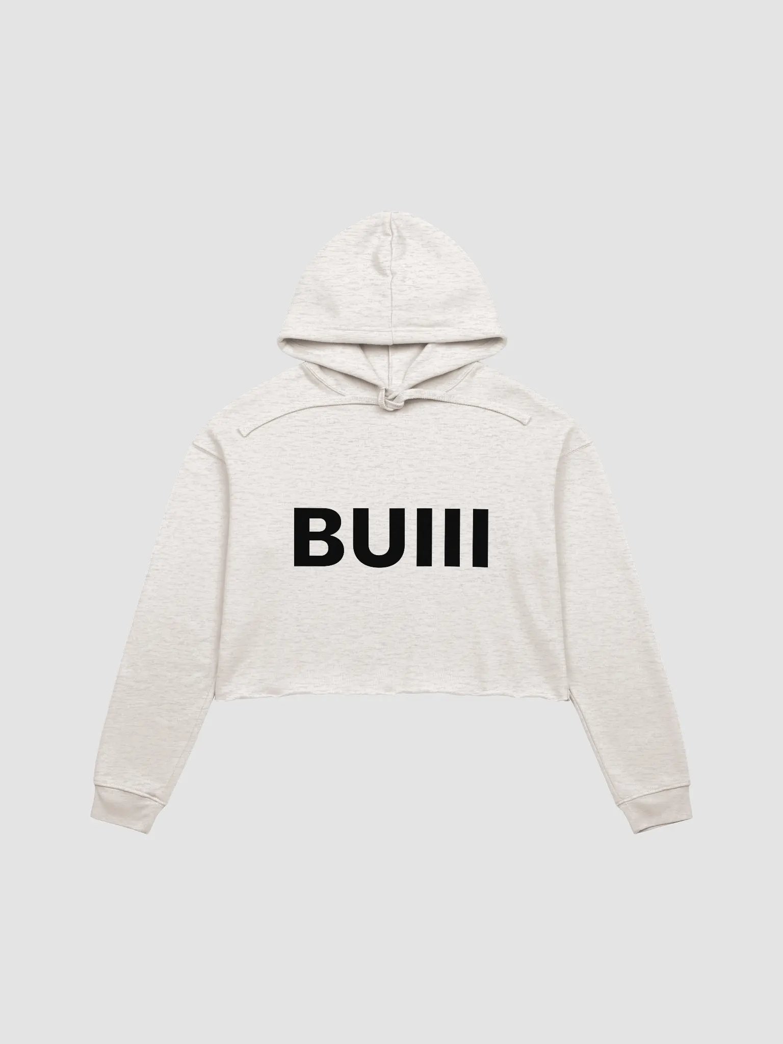 BUIII Originals Logo Fleece Crop Hoodie product image (1)