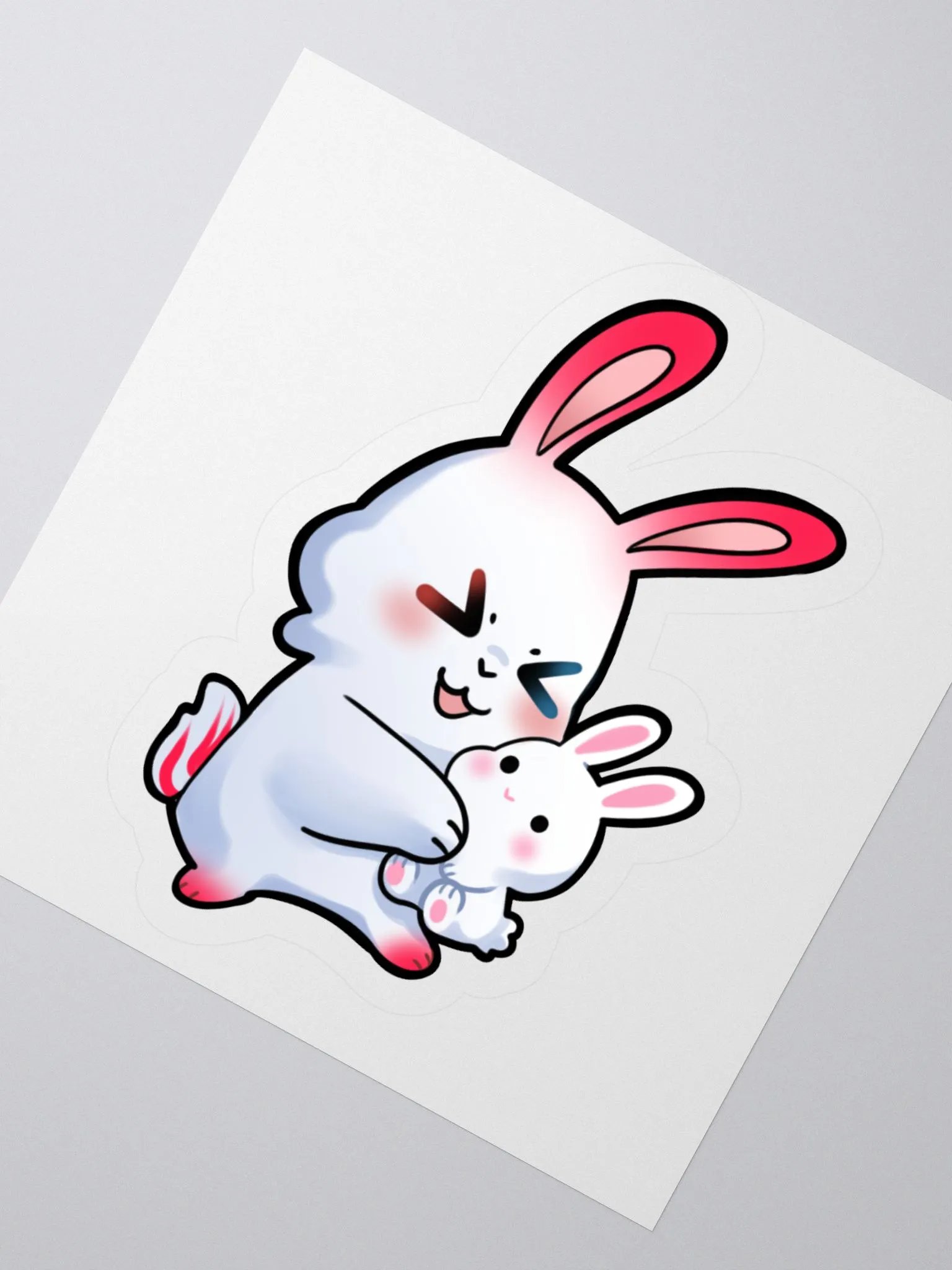 Camellia Snuggle Plushie Sticker product image (2)