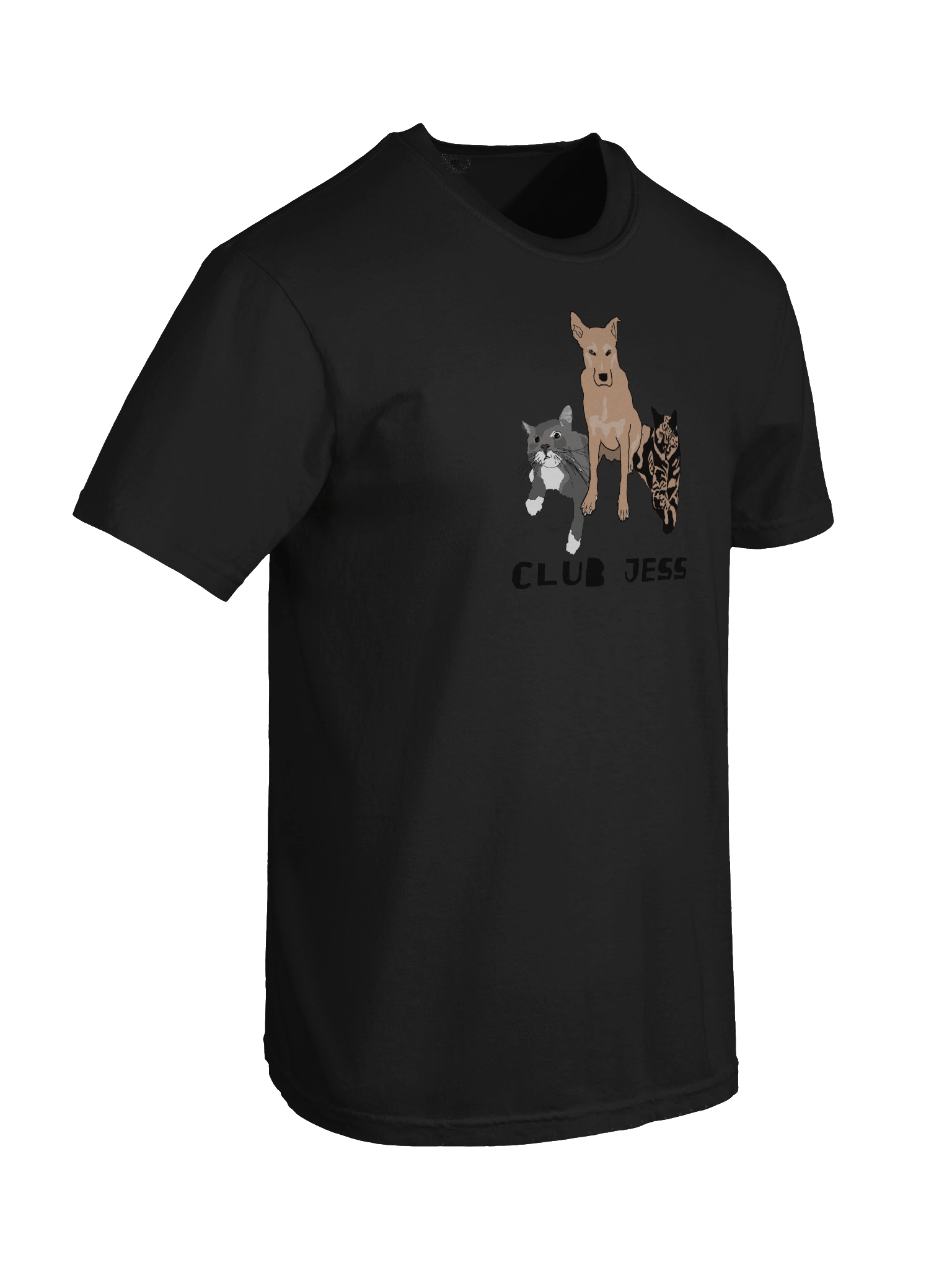 Club Jess Three Pets T-shirt | thejesticle product image (44)