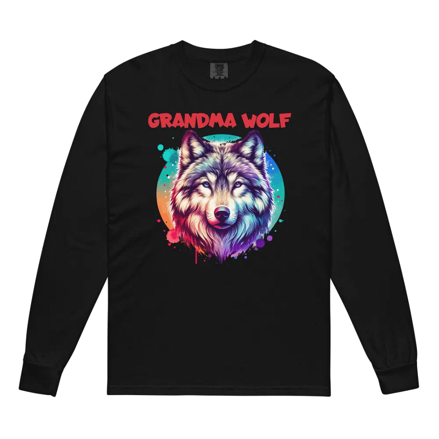 Grandma Wolf Long Sleeve Shirt product image (4)