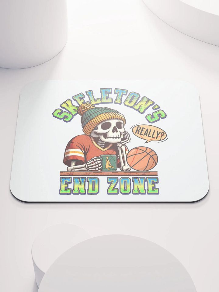 Skeletons End Zone Basketball Mouse Pad product image (2)