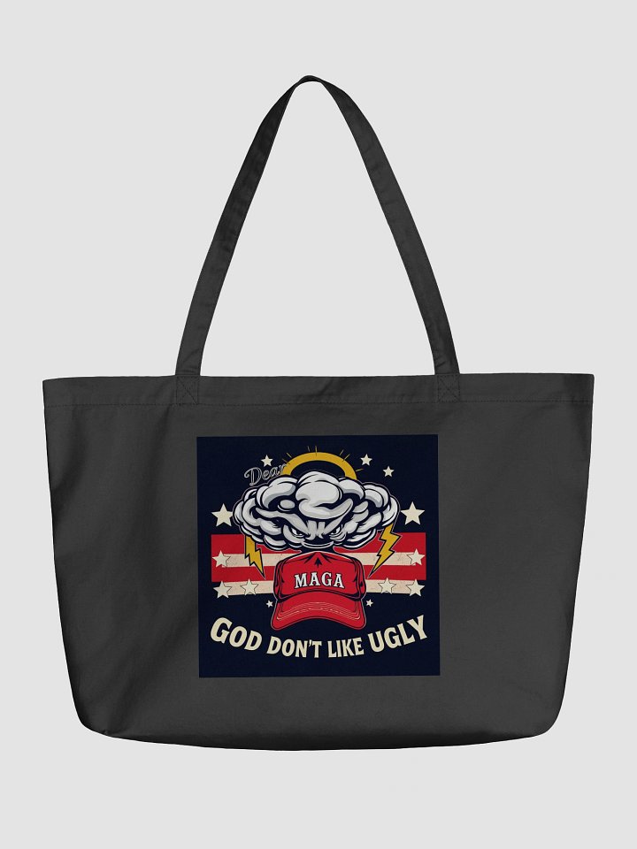 Dear MAGA, God Don't Like Ugly - Eco-Friendly Tote Bag product image (2)