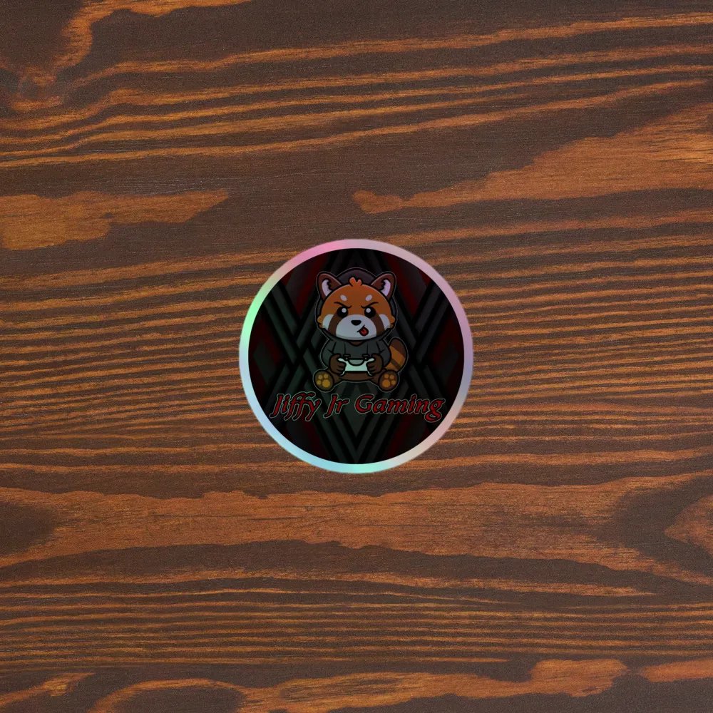 Jiffy Red Panda Holo Stickers product image (3)