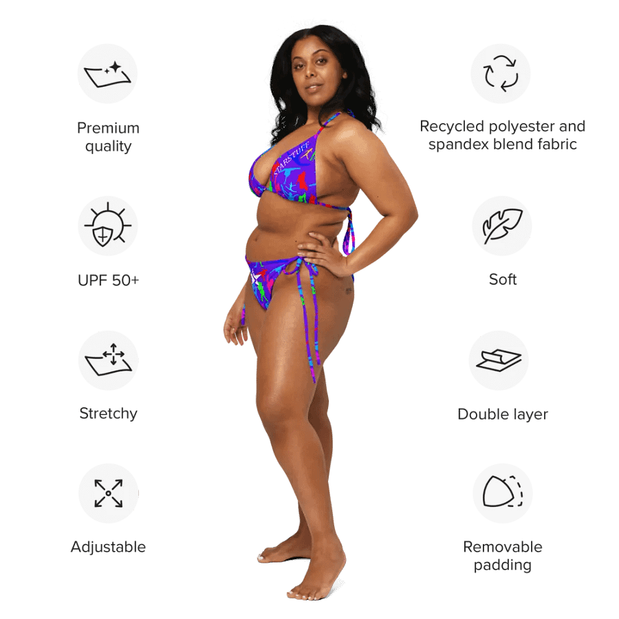 Colorful Flexible StarStuff Bikini product image (4)